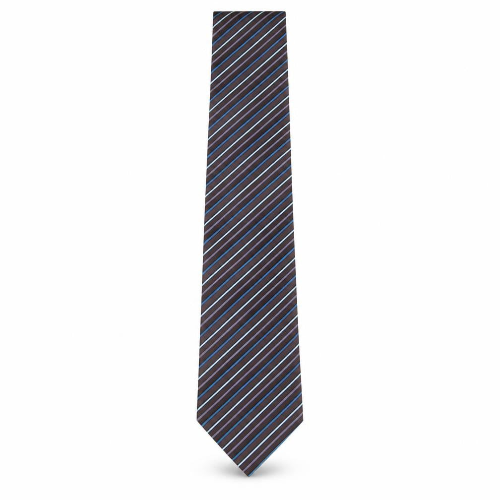Mens Marks and Spencer Multicoloured Striped  Pointed Tie