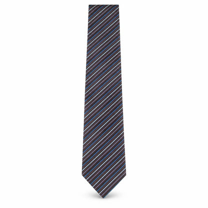 Mens Marks and Spencer Multicoloured Striped  Pointed Tie