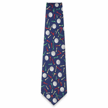 Mens Soprano Multicoloured Geometric  Pointed Tie