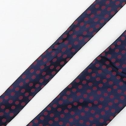 Marks and Spencer Mens Multicoloured Polka Dot Silk Pointed Tie One Size