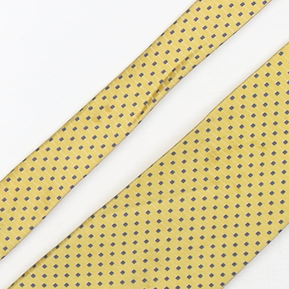 Marks and Spencer Mens Multicoloured Geometric Silk Pointed Tie One Size