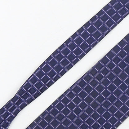 Mens Debenhams Purple Plaids & Checks  Pointed Tie