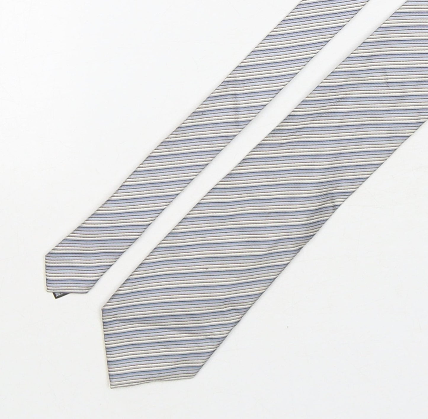 Mens Collezione Multicoloured Striped  Pointed Tie