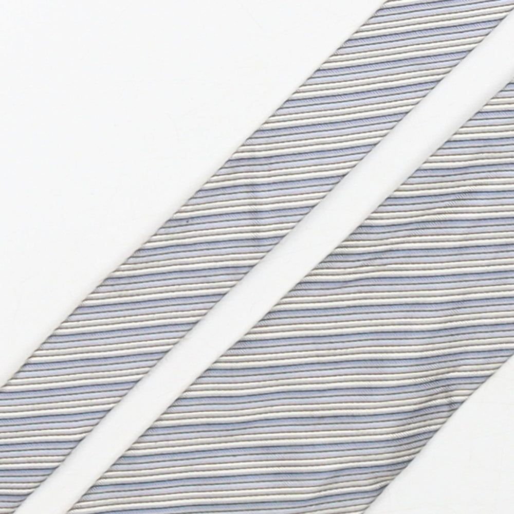 Mens Collezione Multicoloured Striped  Pointed Tie