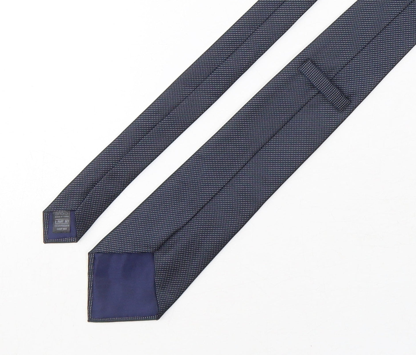 Marks and Spencer Mens Multicoloured Polka Dot Polyester Pointed Tie One Size