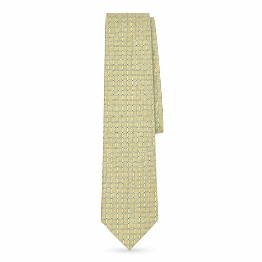 Front view of Principles men’s multicoloured plaids & checks silk pointed tie one size