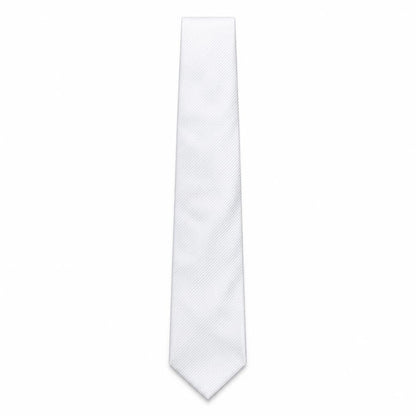 Mens London Road Silver Striped  Pointed Tie