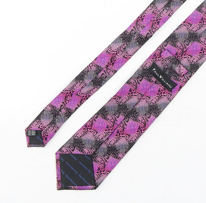 Paul Williams Mens Multicoloured Floral Silk Pointed Tie One Size