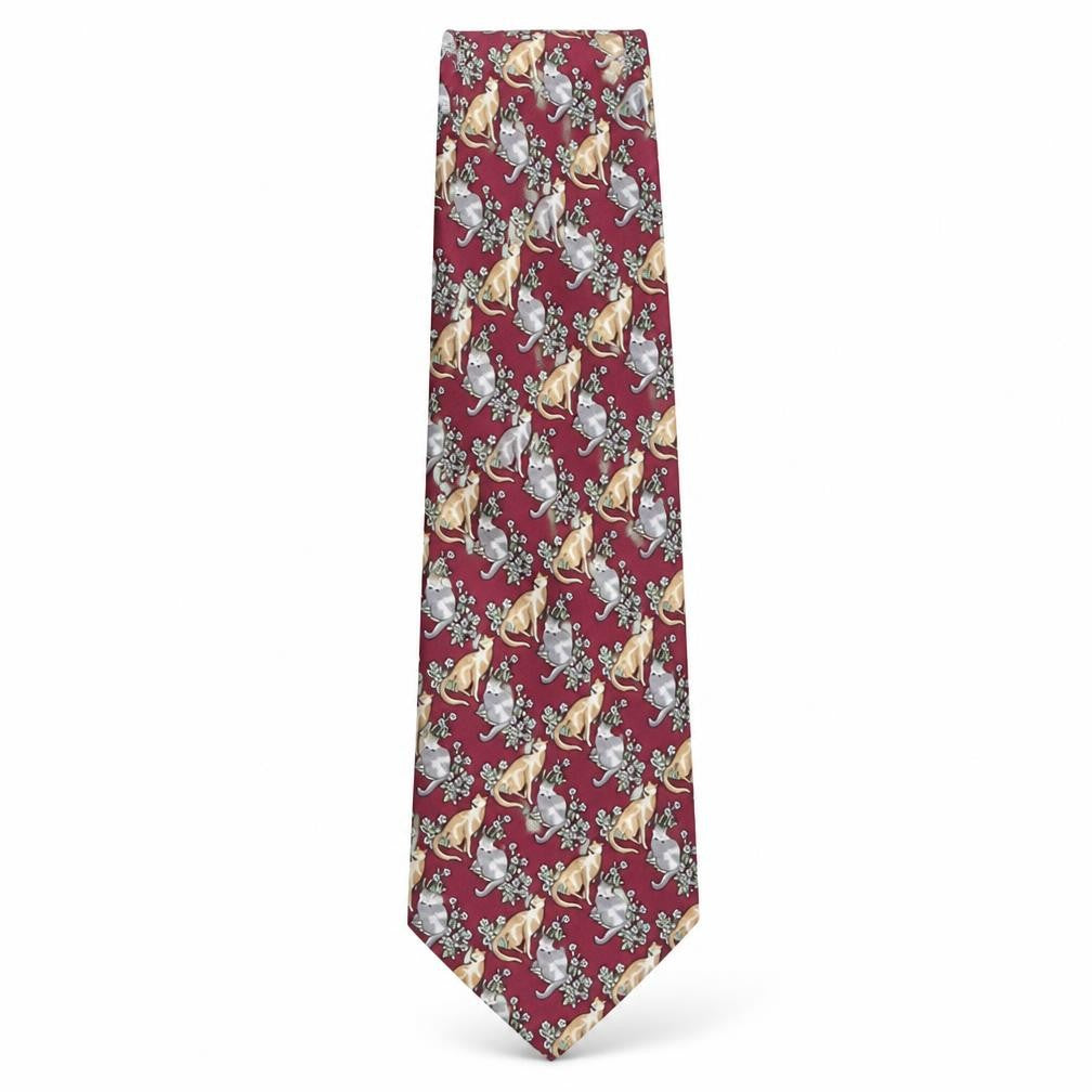 Front view of Enrico Floriani men’s multicoloured geometric silk pointed tie one size