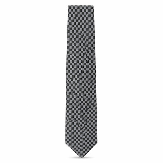 Front view of Tie Rack men’s multicoloured plaids & checks silk pointed tie one size