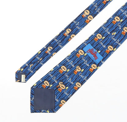 Mens BubbleGum Multicoloured Geometric  Pointed Tie
