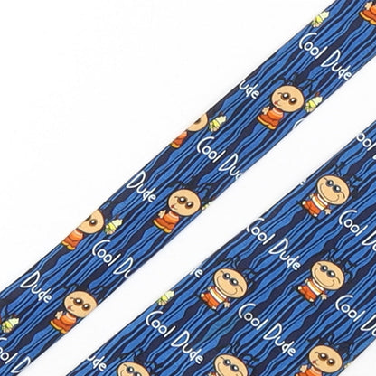 Mens BubbleGum Multicoloured Geometric  Pointed Tie