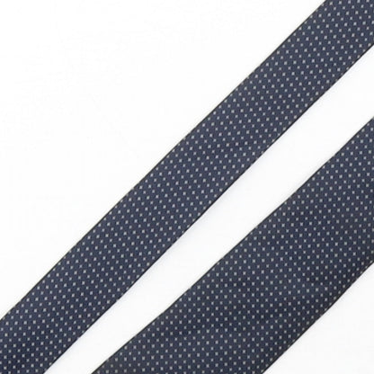 NEXT Mens Blue Geometric Polyester Pointed Tie One Size