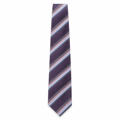 Mens Marks and Spencer Multicoloured Striped  Pointed Tie