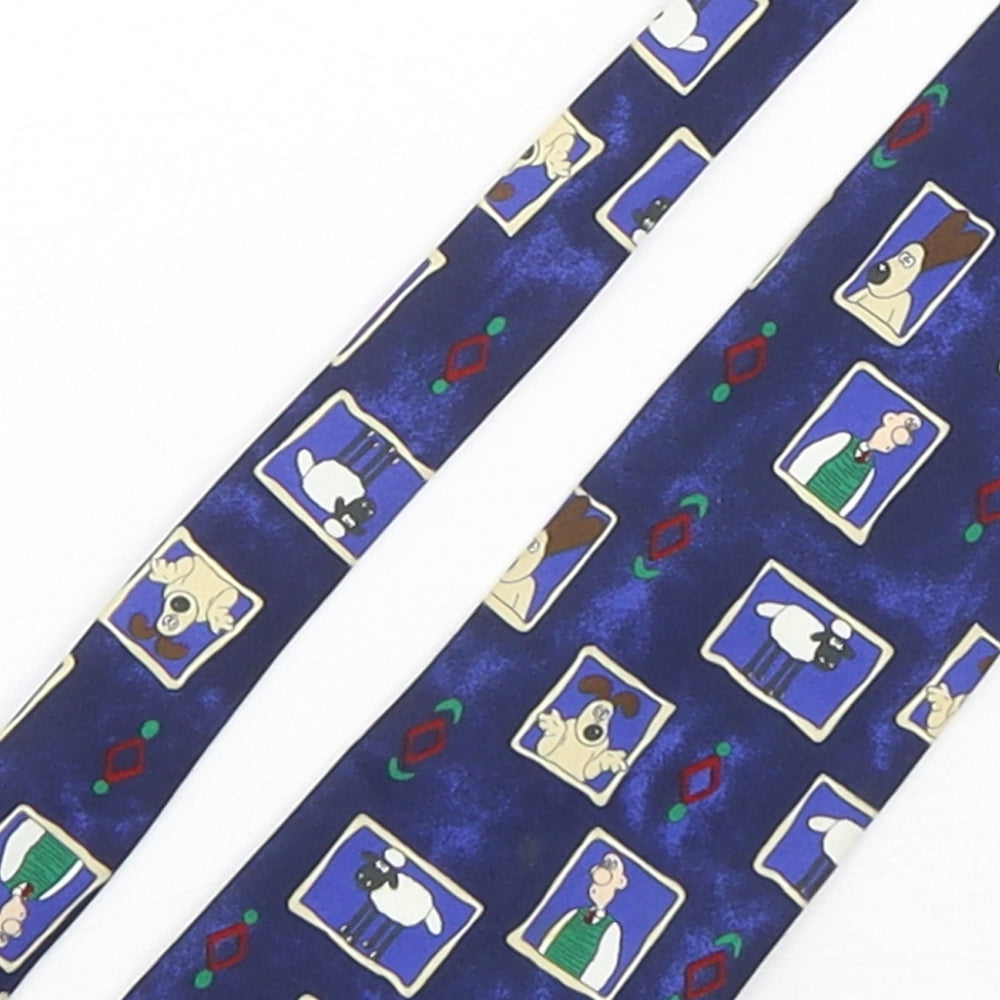 Marks and Spencer Mens Multicoloured Geometric Polyester Pointed Tie One Size