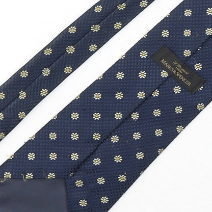 Marks and Spencer Mens Multicoloured Floral Polyester Pointed Tie One Size