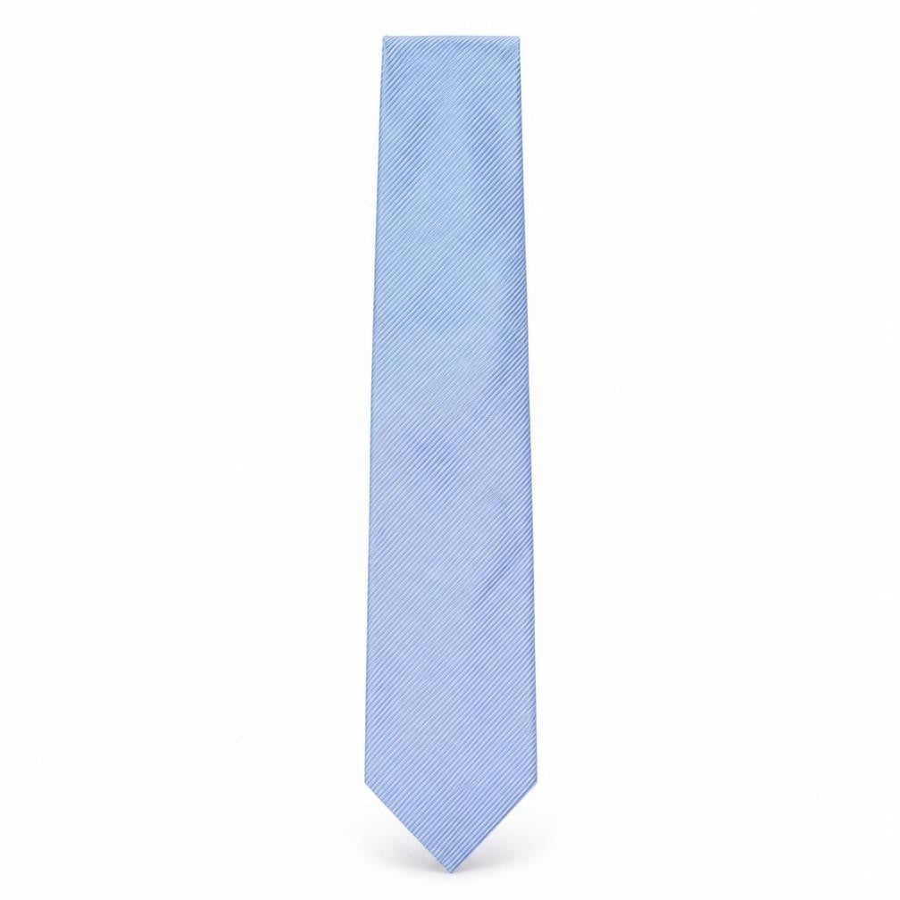 Mens Slaters Blue No Pattern  Pointed Tie