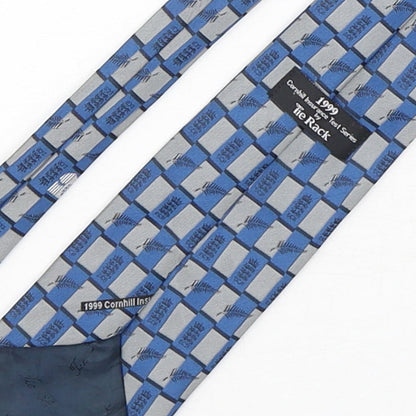 Tie Rack  Mens Multicoloured Plaids & Checks Polyester Pointed Tie One Size - Cricket