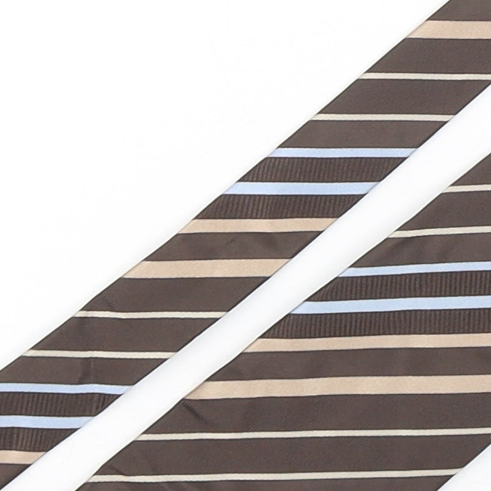 NEXT Mens Multicoloured Striped Silk Pointed Tie One Size