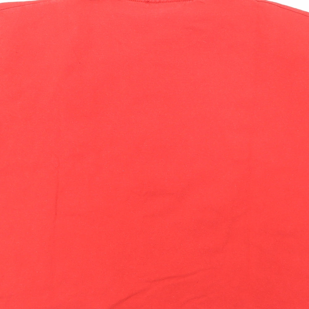 Urban Outlaws Womens Red  Cotton Basic T-Shirt Size S Crew Neck - Fortnite