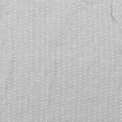 Womens UK Size 8 Essentials Grey Basic Polo