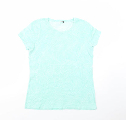 Womens UK Size M Pep & Co Green Basic T-Shirt