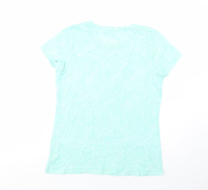 Womens UK Size M Pep & Co Green Basic T-Shirt
