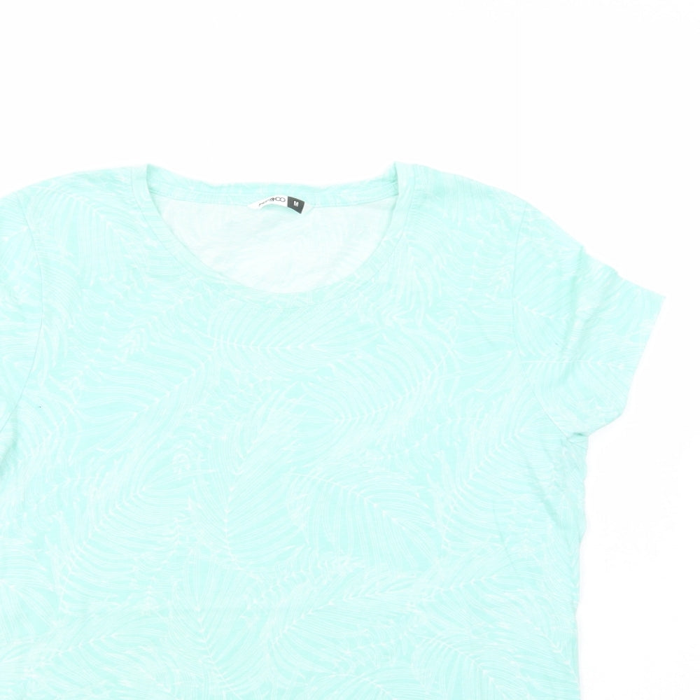 Womens UK Size M Pep & Co Green Basic T-Shirt