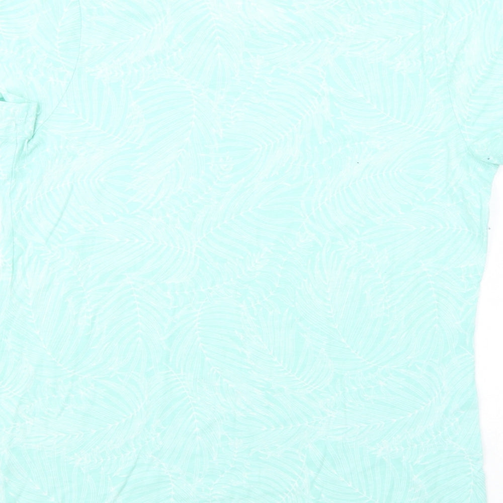 Womens UK Size M Pep & Co Green Basic T-Shirt
