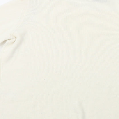 Womens UK Size S Papaya Ivory Pullover Jumper