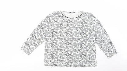 Womens UK Size M Bonmarché White Basic Blouse