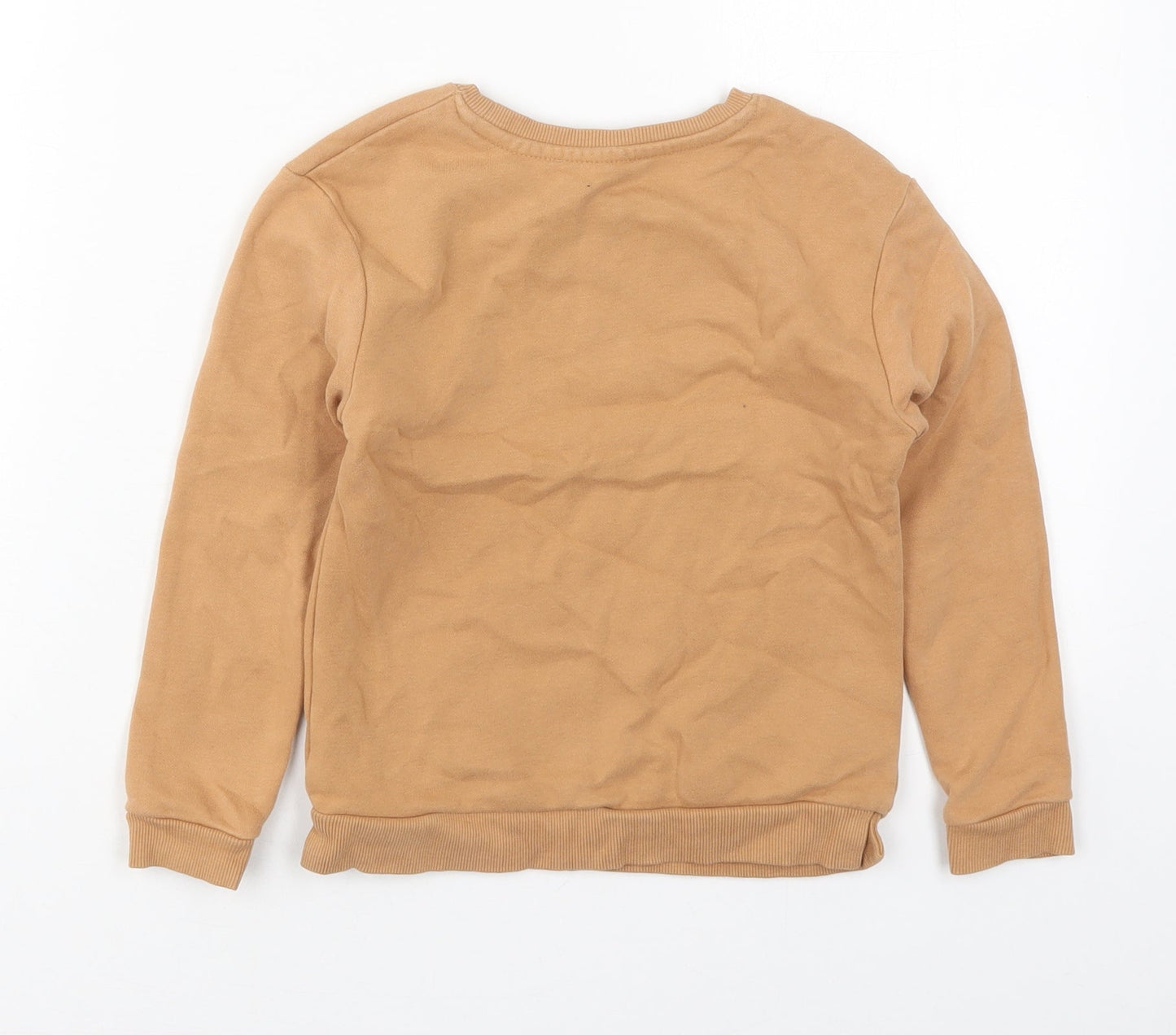 George Girls Brown  Cotton Pullover Sweatshirt Size 5-6 Years  Pullover - Todays Mood Sassy