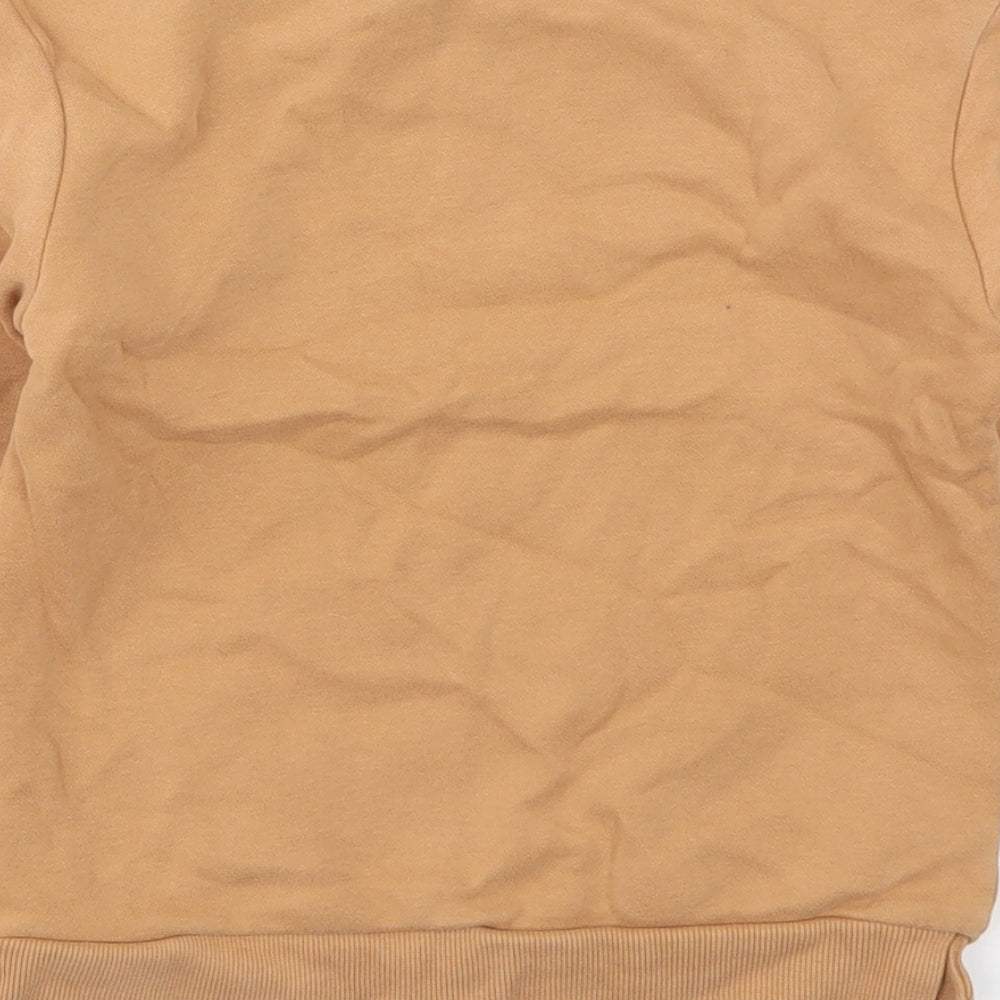 George Girls Brown  Cotton Pullover Sweatshirt Size 5-6 Years  Pullover - Todays Mood Sassy