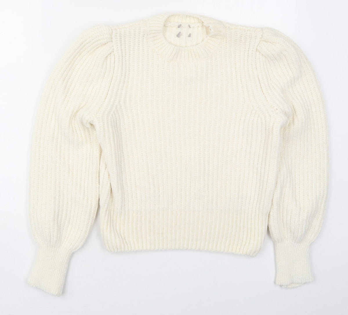 Womens UK Size XS H&M Ivory Pullover Jumper