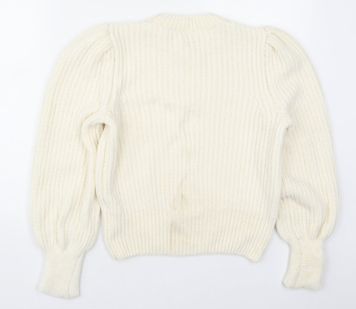 Womens UK Size XS H&M Ivory Pullover Jumper