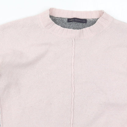 Womens UK Size S Marks and Spencer Pink Pullover Jumper