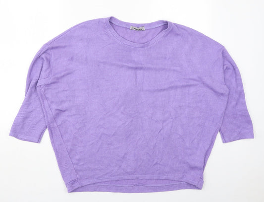Womens UK Size L Alexara Purple Pullover Jumper