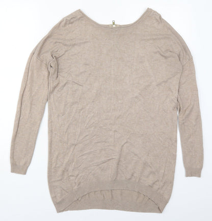 Womens UK Size XS Atmosphere Beige Pullover Jumper
