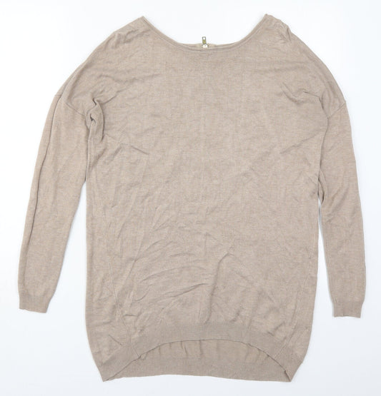 Womens UK Size XS Atmosphere Beige Pullover Jumper