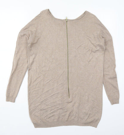 Womens UK Size XS Atmosphere Beige Pullover Jumper