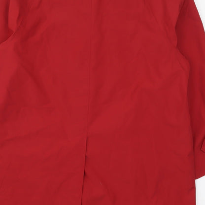 Womens UK Size M Dannimac Red Overcoat