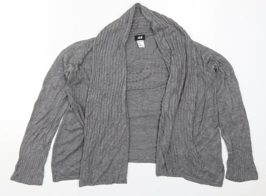 Womens UK Size M H&M Black Cardigan Jumper