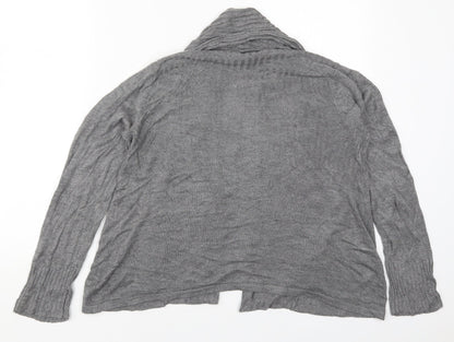Womens UK Size M H&M Black Cardigan Jumper