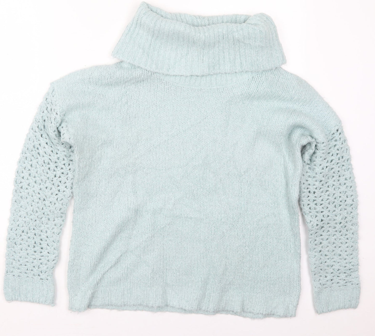 Womens UK Size S Peacocks Blue Pullover Jumper