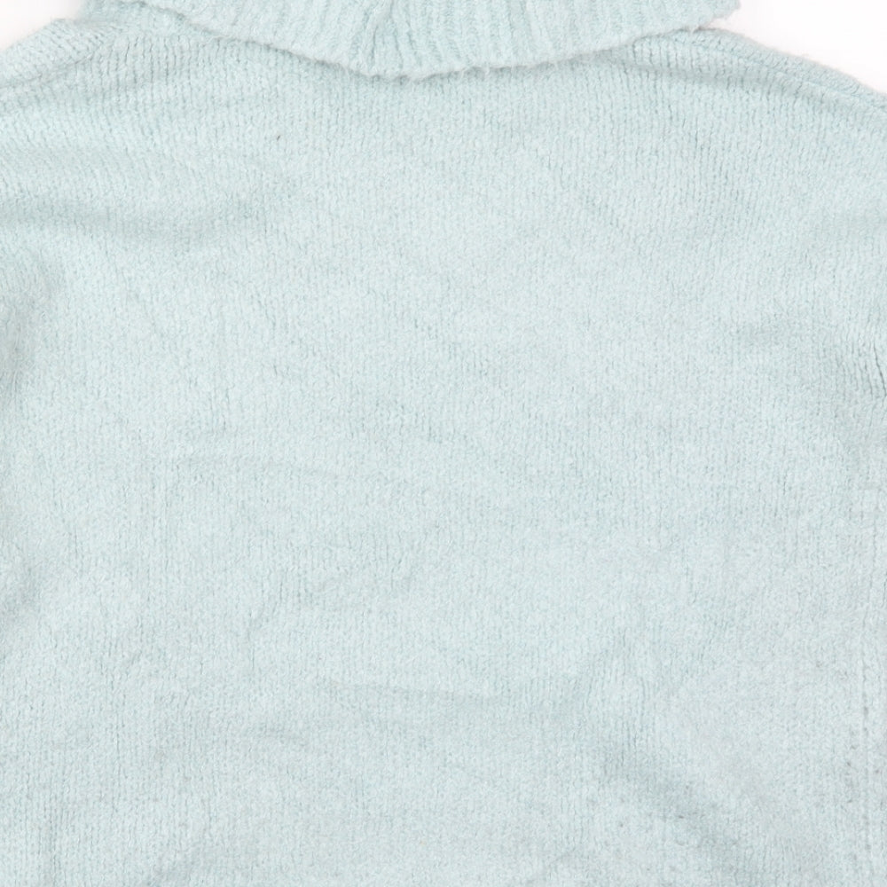 Womens UK Size S Peacocks Blue Pullover Jumper
