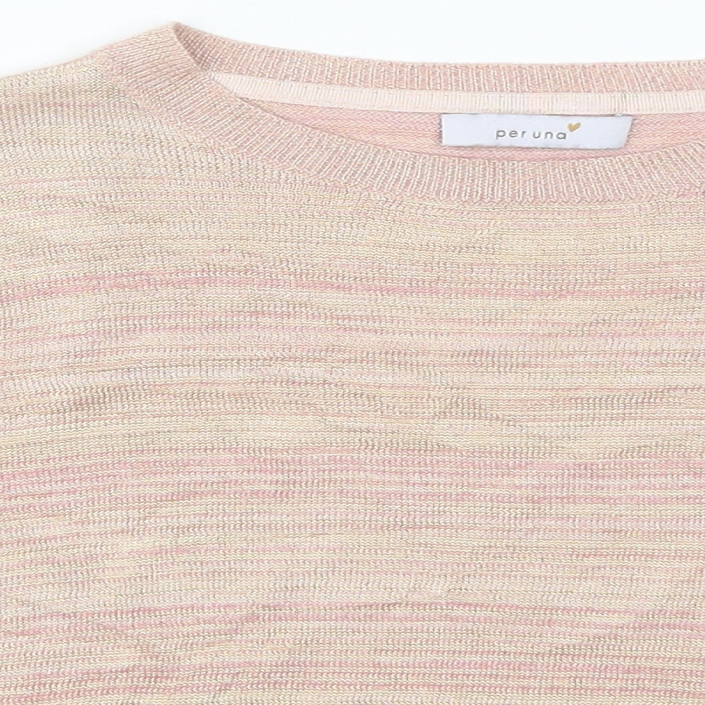 Womens UK Size 8 Marks and Spencer Pink Pullover Jumper