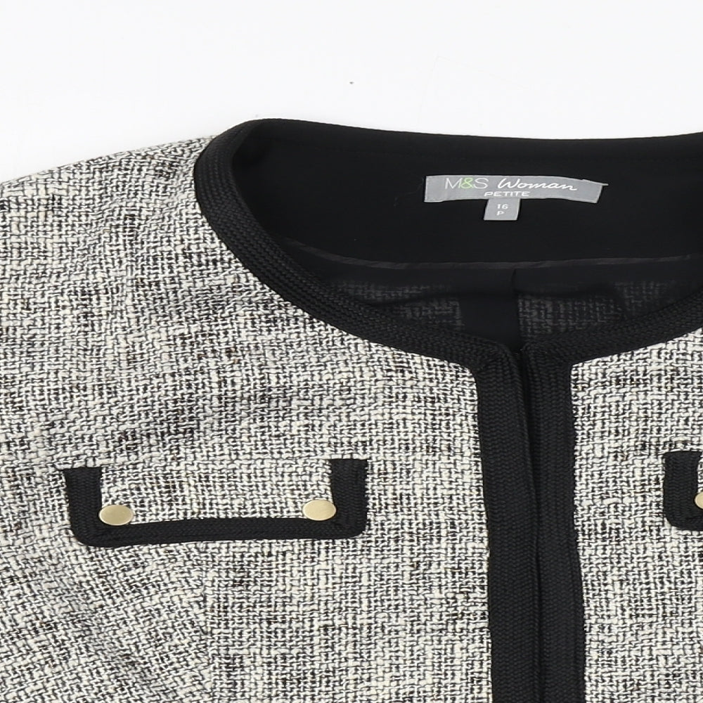 Womens UK Size 16 Marks and Spencer Beige Jacket