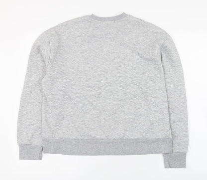 Primark Womens Grey Round Neck  Cotton Pullover Jumper Size S