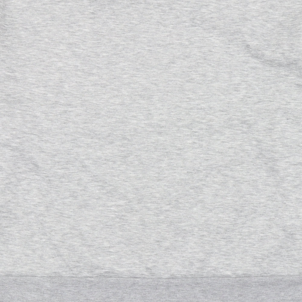 Primark Womens Grey Round Neck  Cotton Pullover Jumper Size S