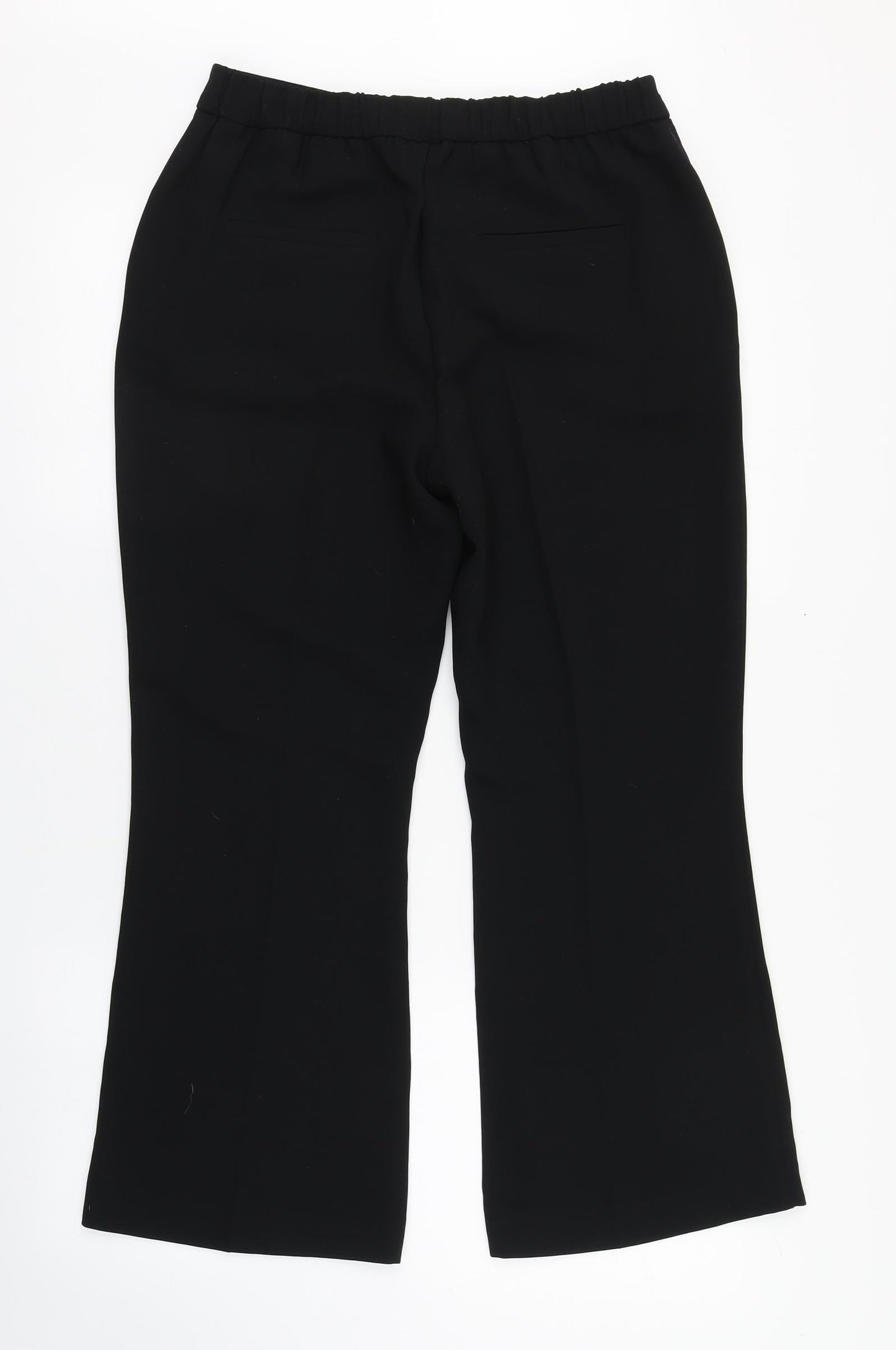 Womens UK Size 10 Marks and Spencer Regular Fit  Black Trousers